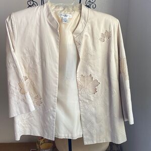 Susan Bristol Cream Cotton Jacket